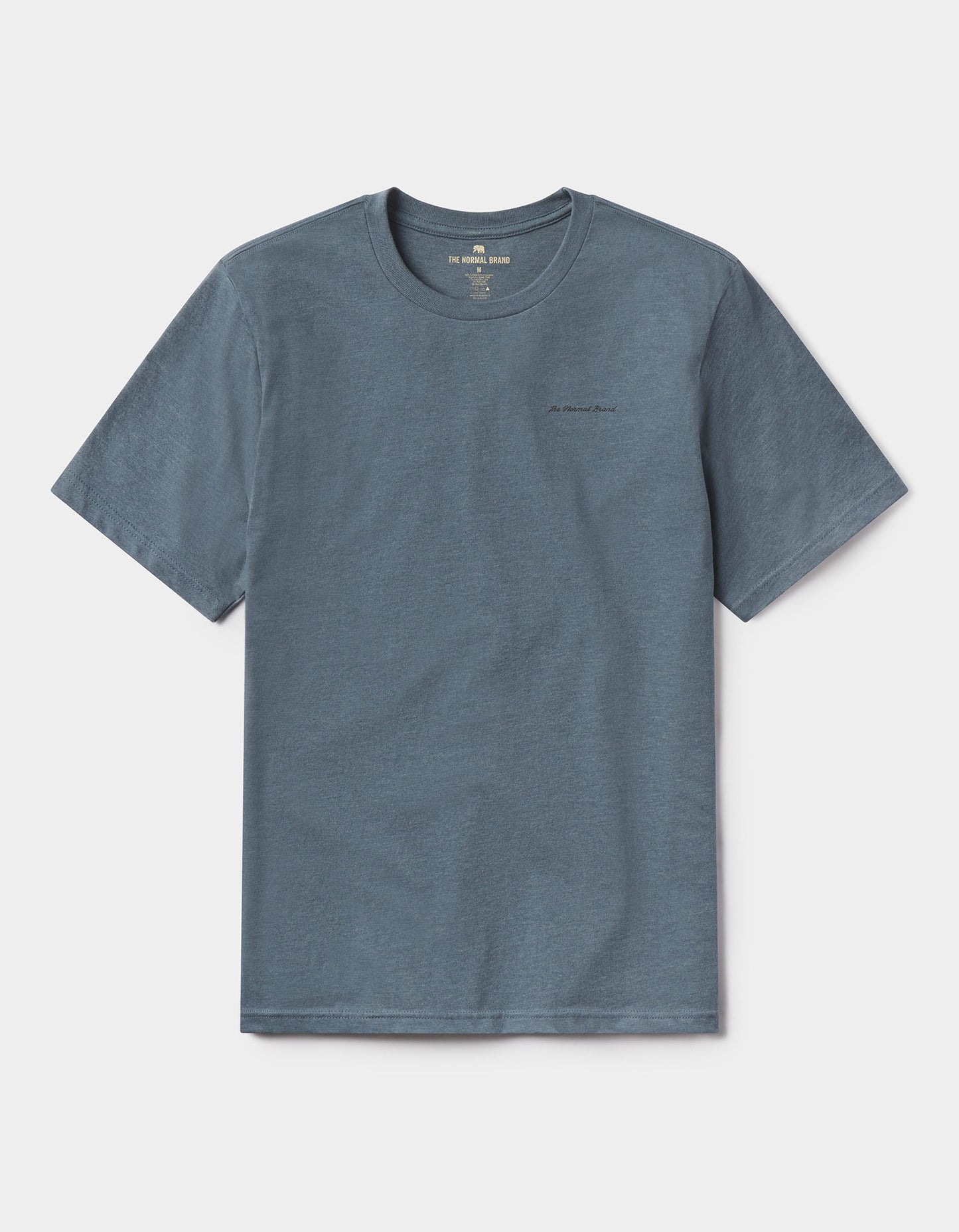 Illustrated Bear Tee in Indigo