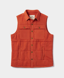 Jackie Premium Fleece Lodge Vest: Fire