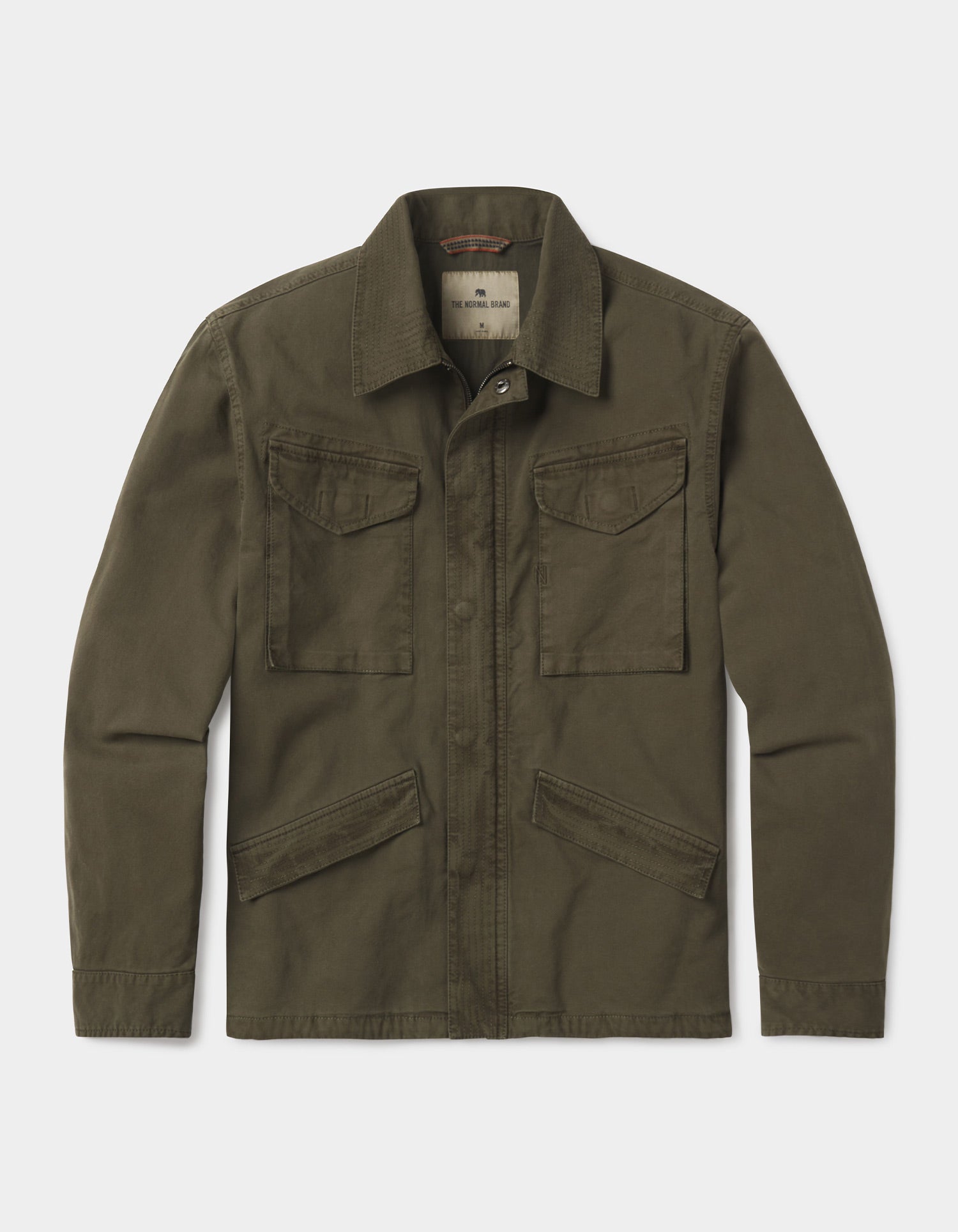 James Canvas Military Jacket – The Normal Brand - Main Image