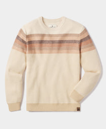 Striped Ski Sweater: Beige Multi