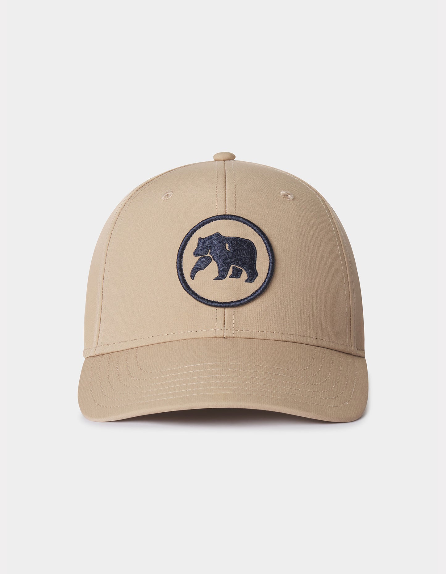 Circle Patch Performance Cap in Khaki