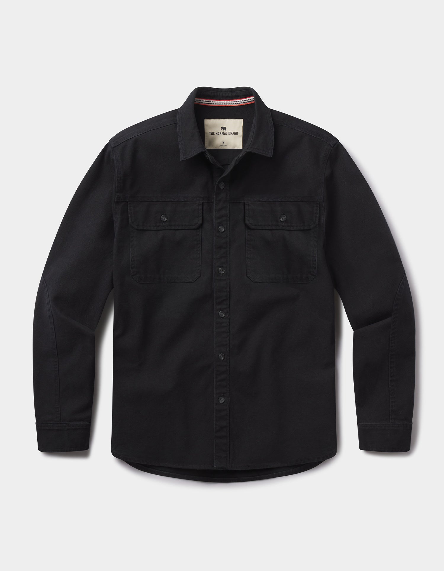 Black sold shirt jacket