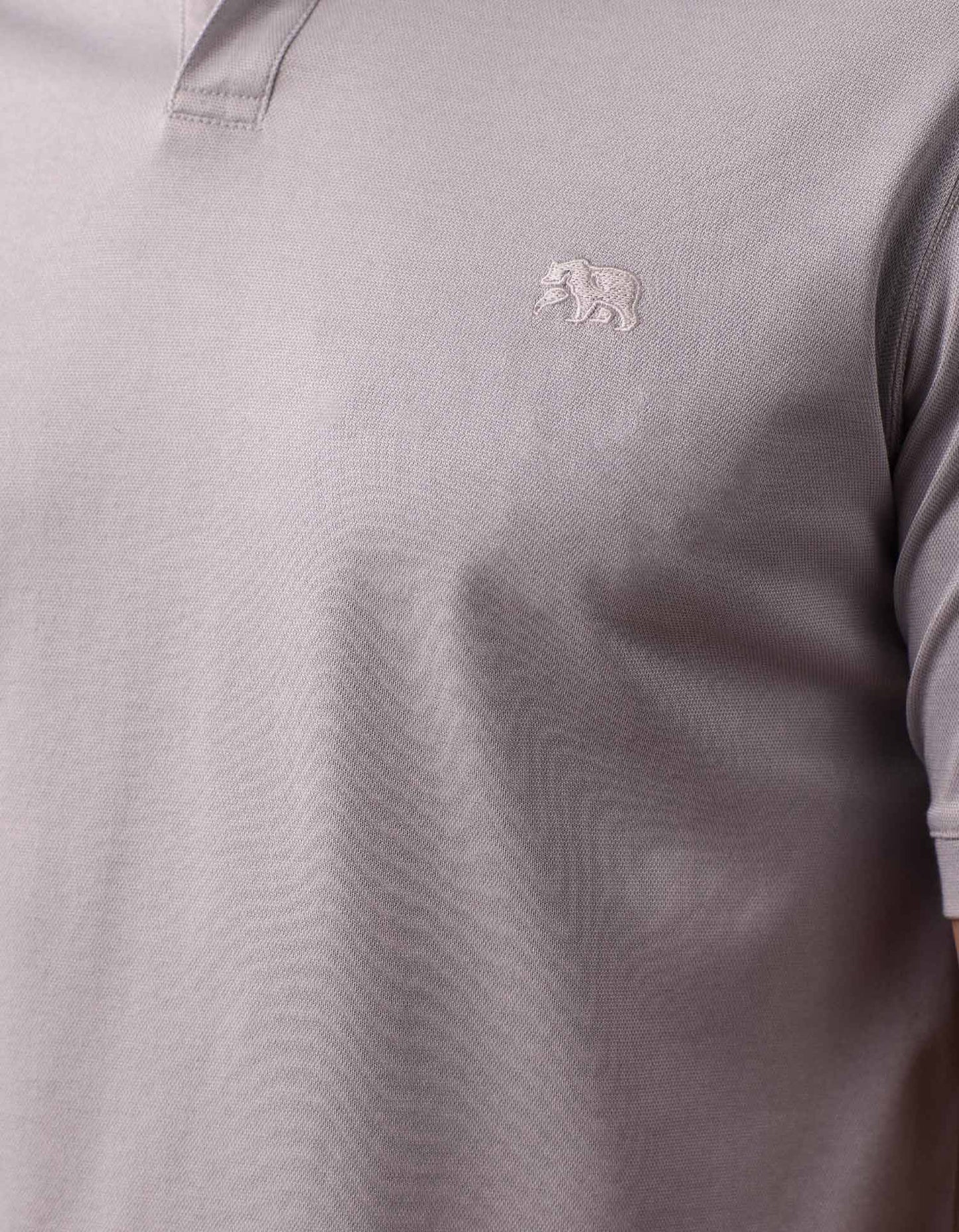 Performance Pique Polo in Greystone