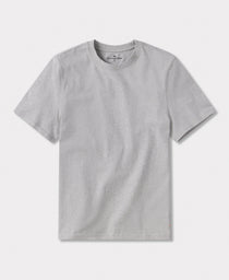 Lennox Jersey Relaxed Tee: Heathered Grey