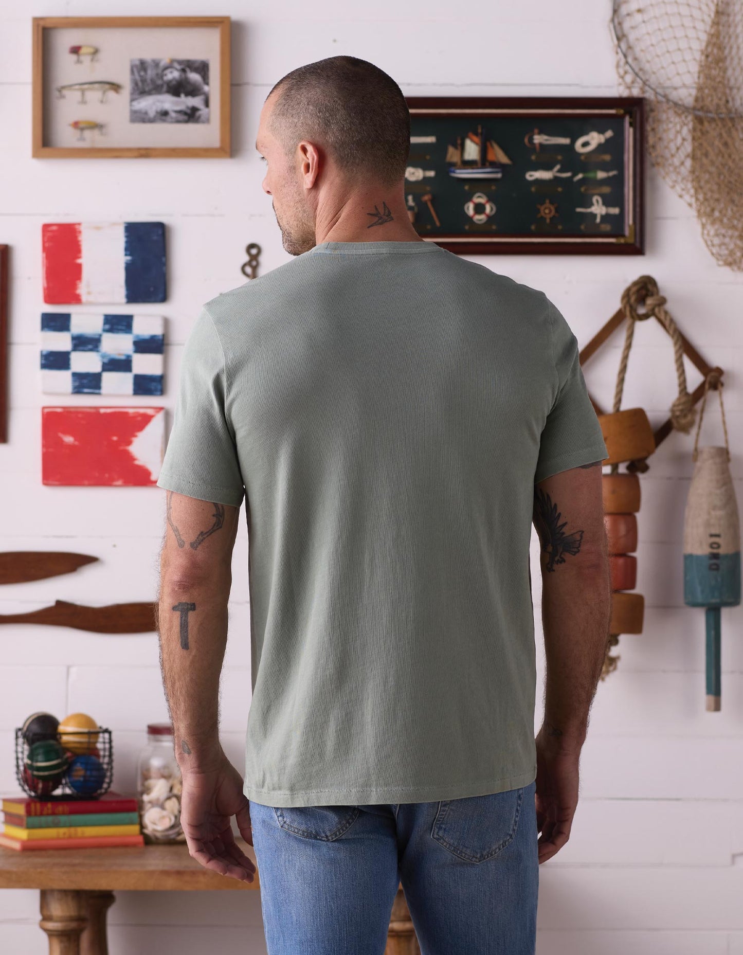 Normal Jersey Tee in Juniper