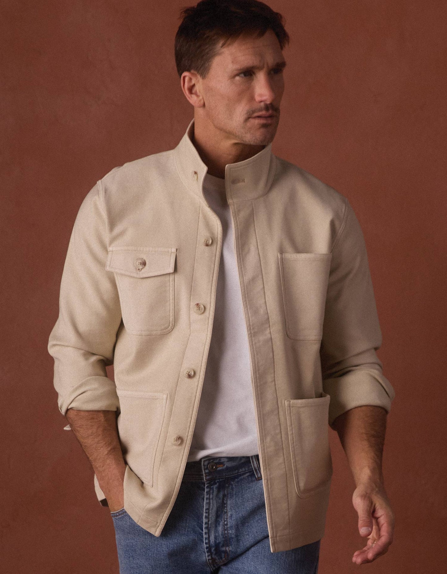 Comfort Terry Chore Coat