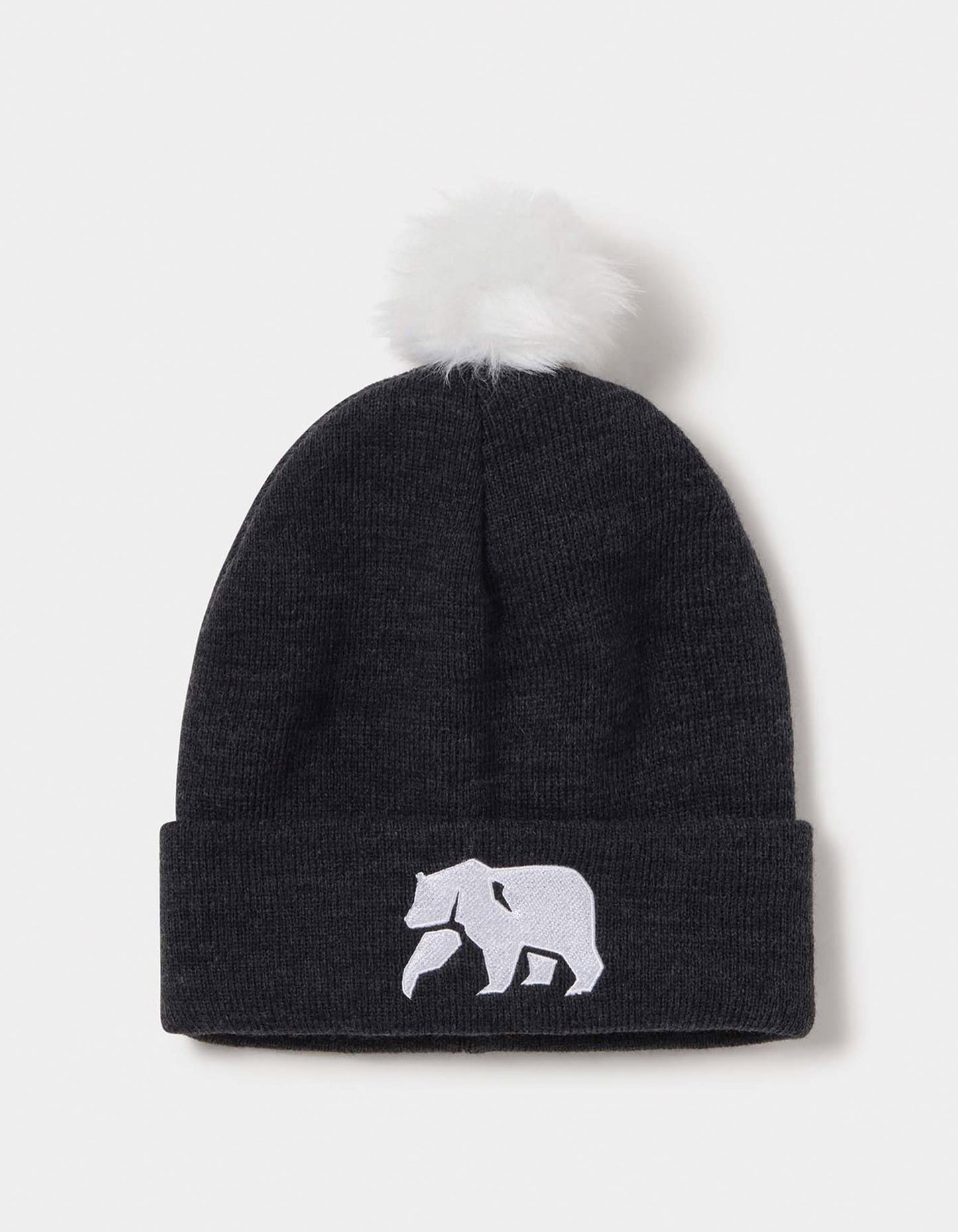 Pom Beanie in Charcoal