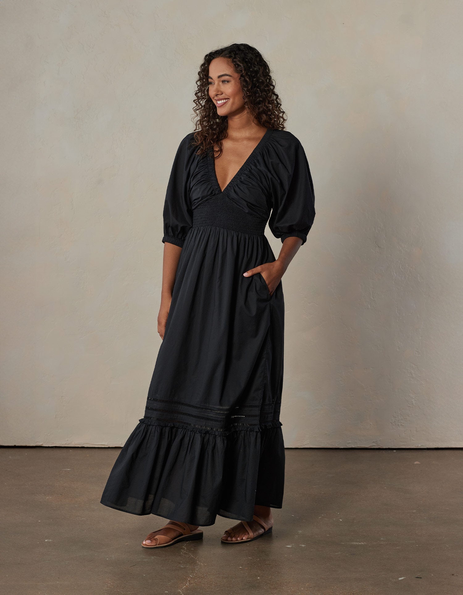 long dress brands Liyan Georgette Printed Long Dress