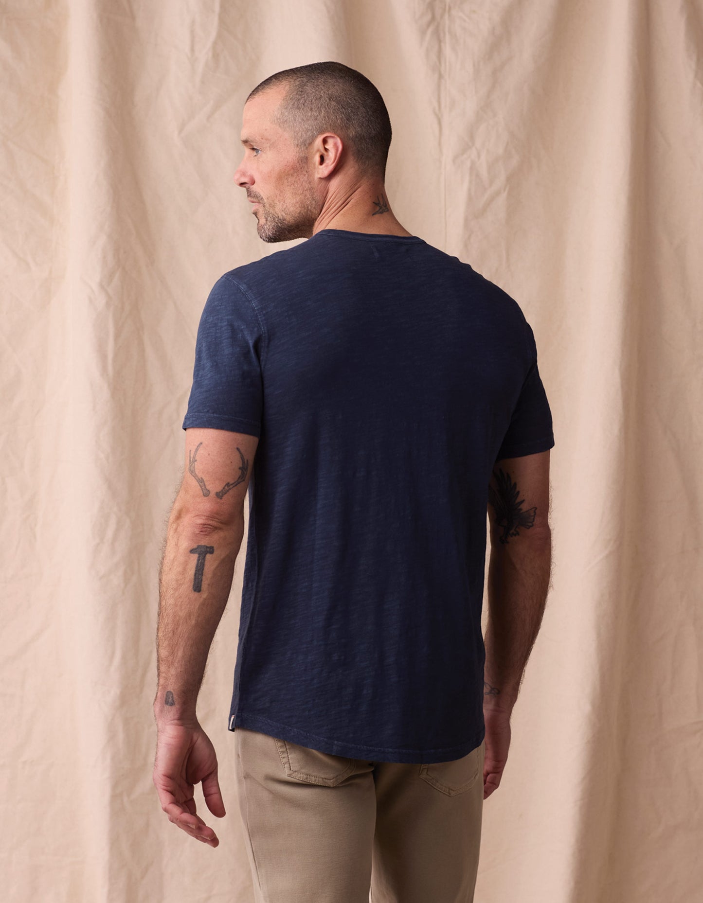 Legacy Jersey Perfect Tee in Navy