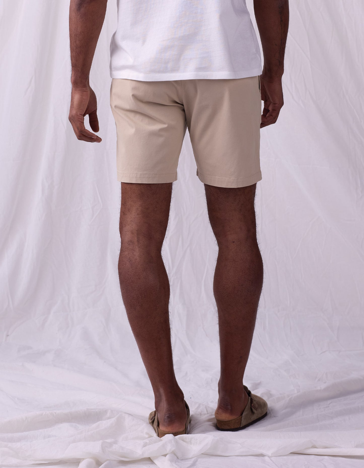 Stretch Chino Short in Khaki