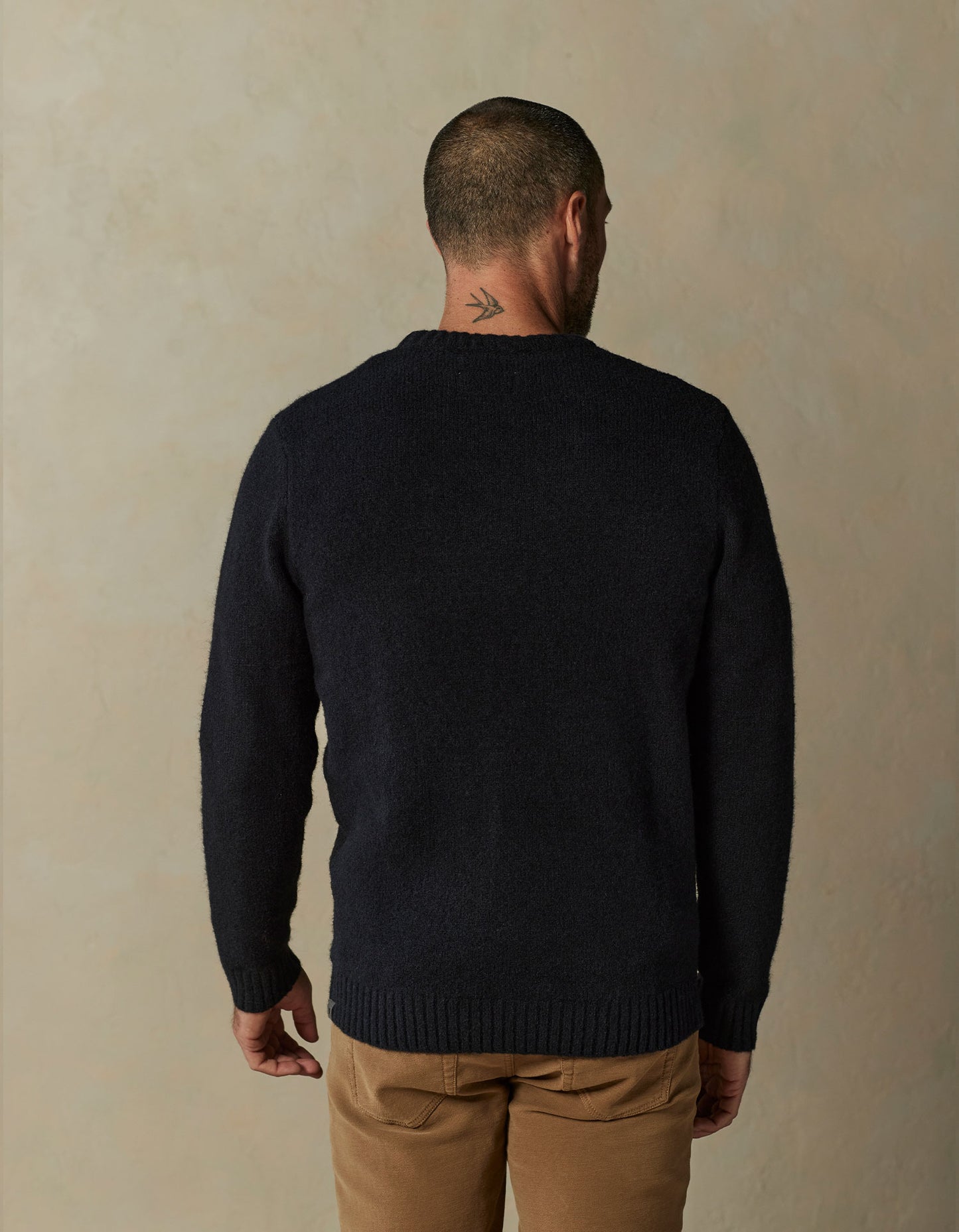 Homebound Crewneck Sweater in Navy