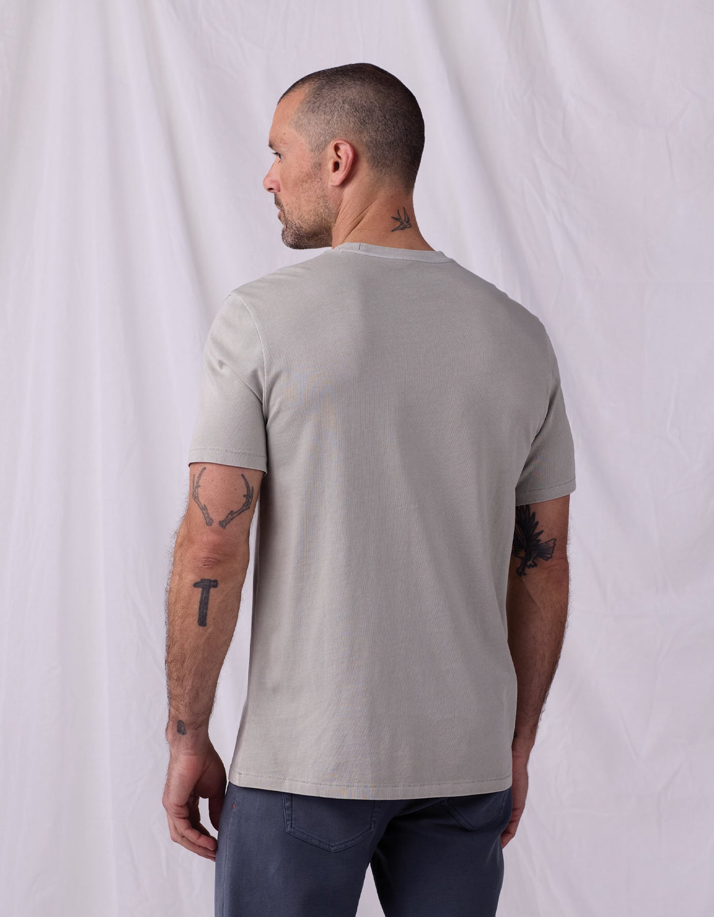 Normal Jersey Tee in Limestone