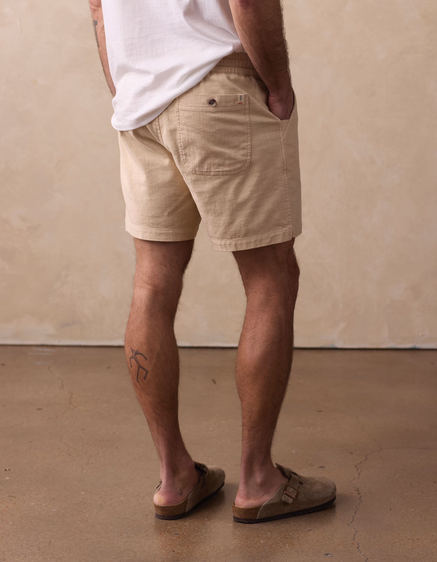 Texstretch Summer Short in Sand Dune