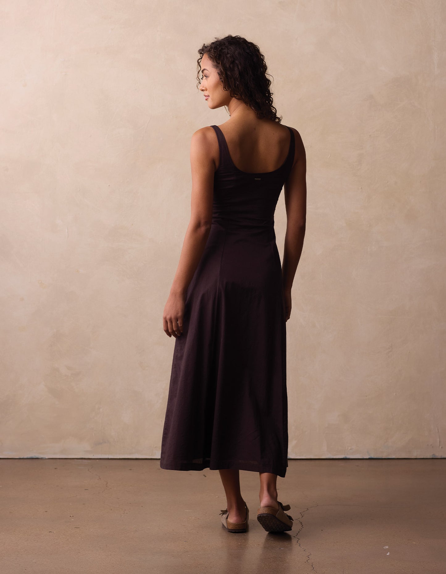 Eleanor Dress in Umber