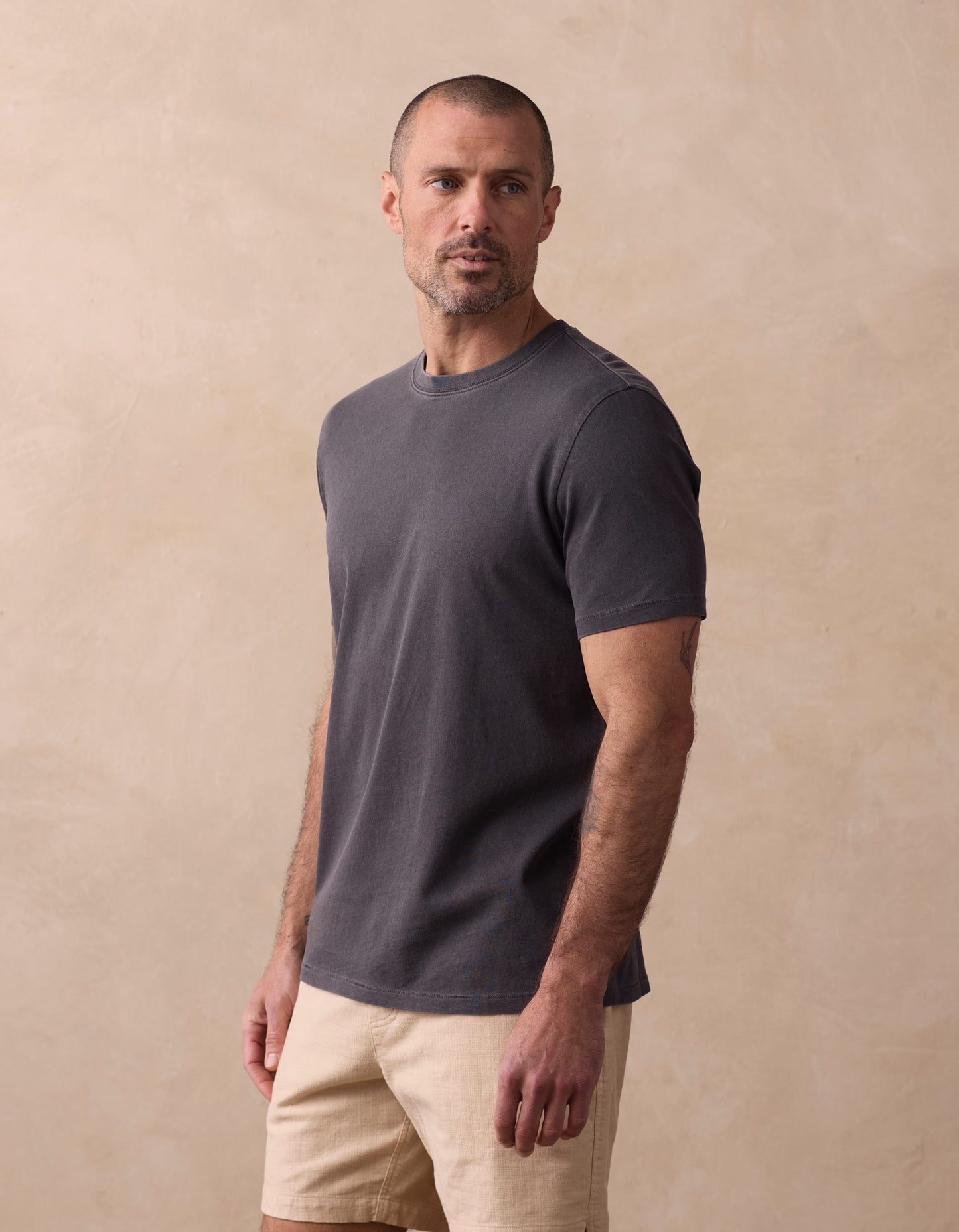 Normal Jersey Tee in Shadow