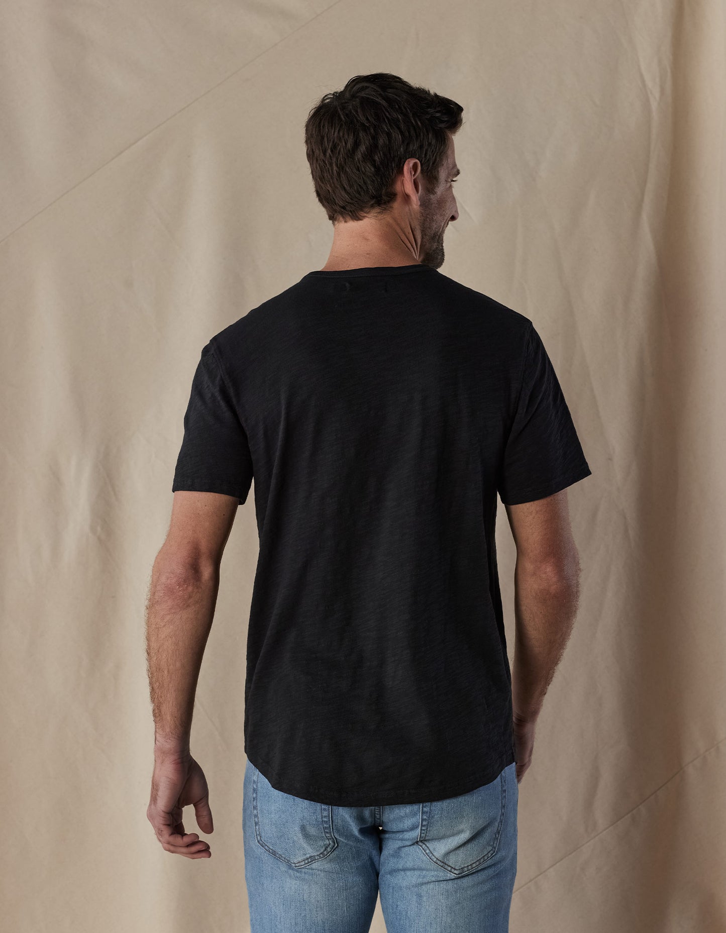 Legacy Jersey Perfect Tee in Black