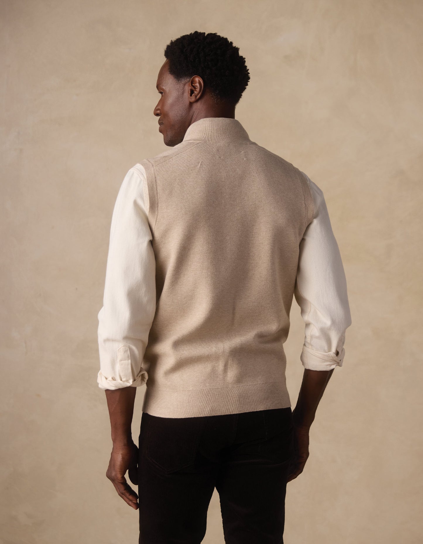 Cooper's Landing Vest in Oatmeal