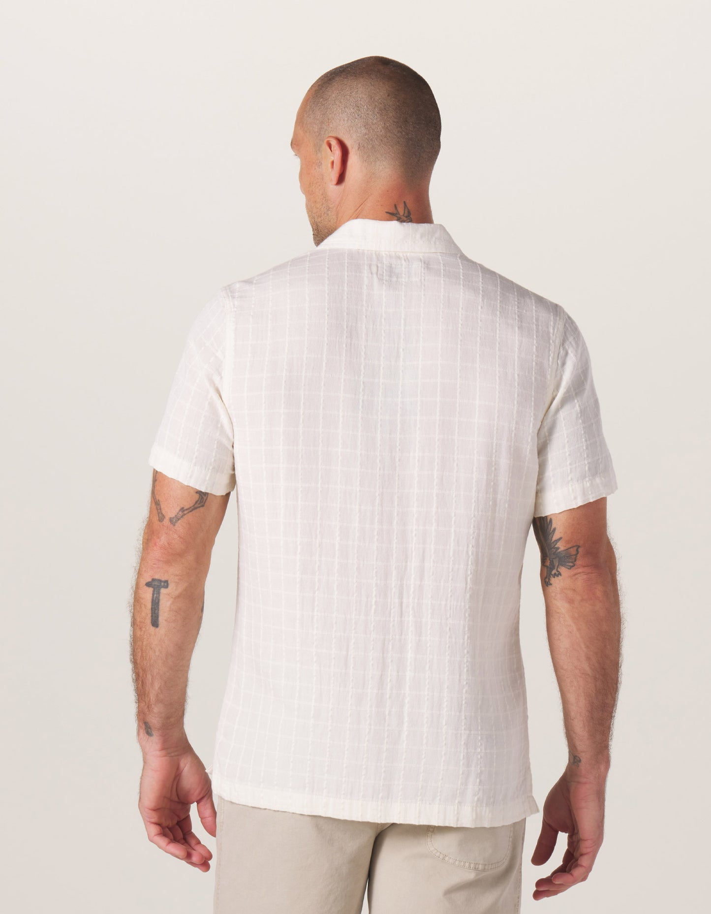 Freshwater Camp Shirt in Oasis Ivory