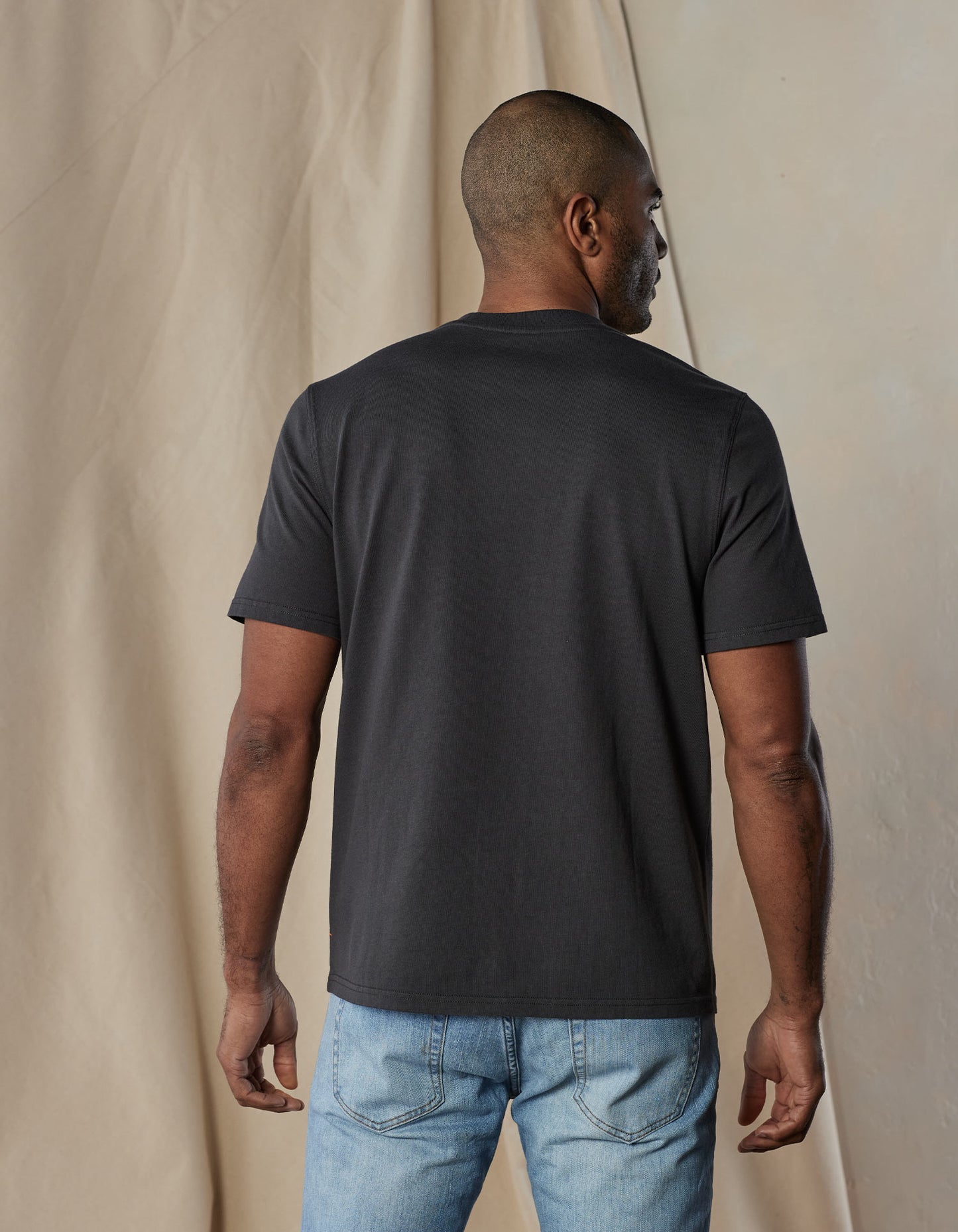 Lennox Jersey Relaxed Tee in Phantom
