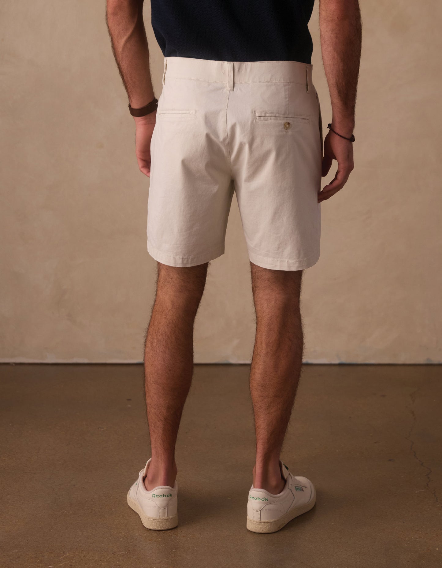 Stretch Chino Short in Stone