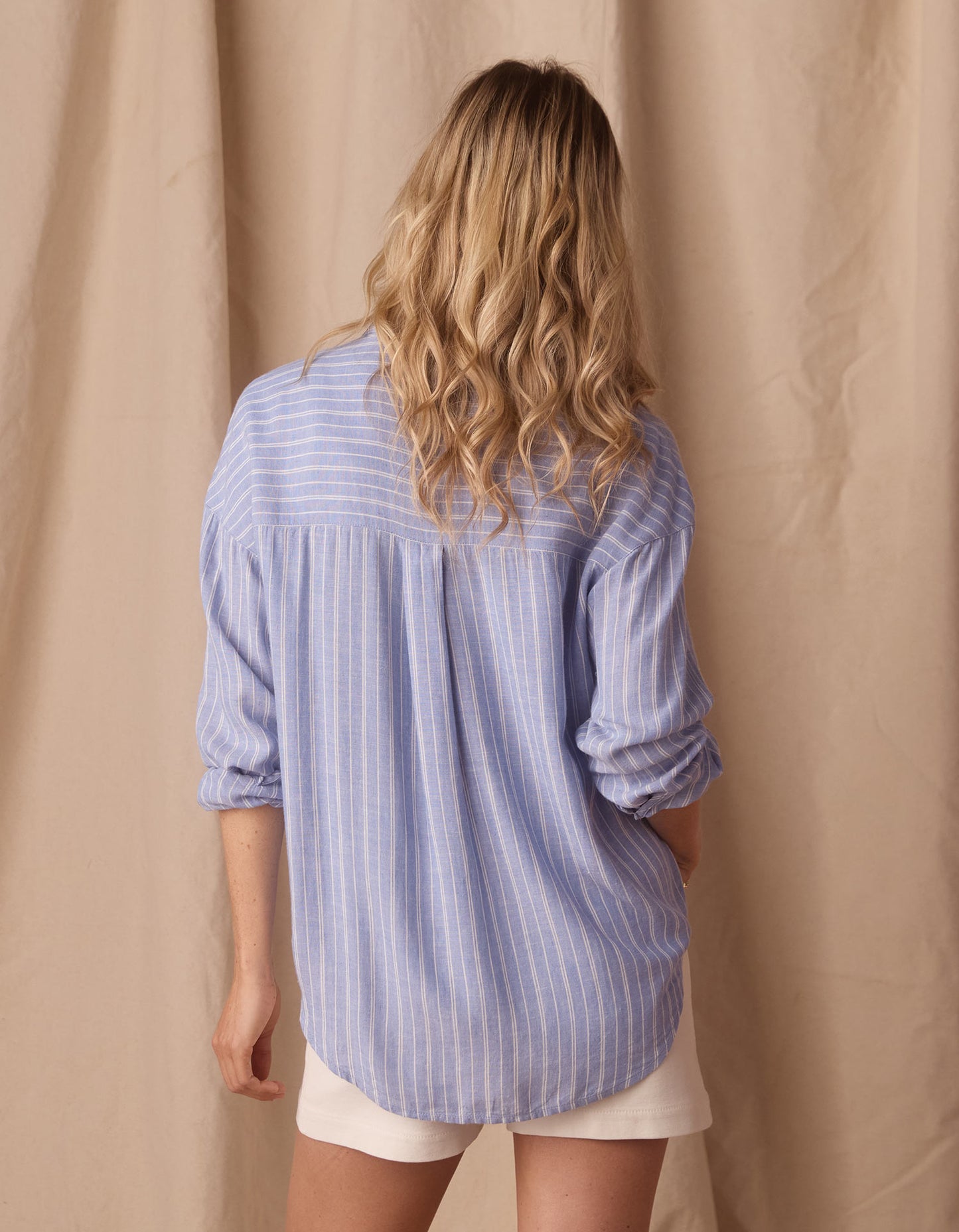 Freshwater Overshirt in Sorrento Stripe