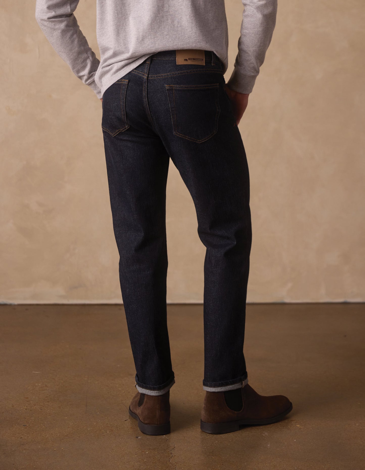 Normal Straight Jean in Vintage Dark Rinse