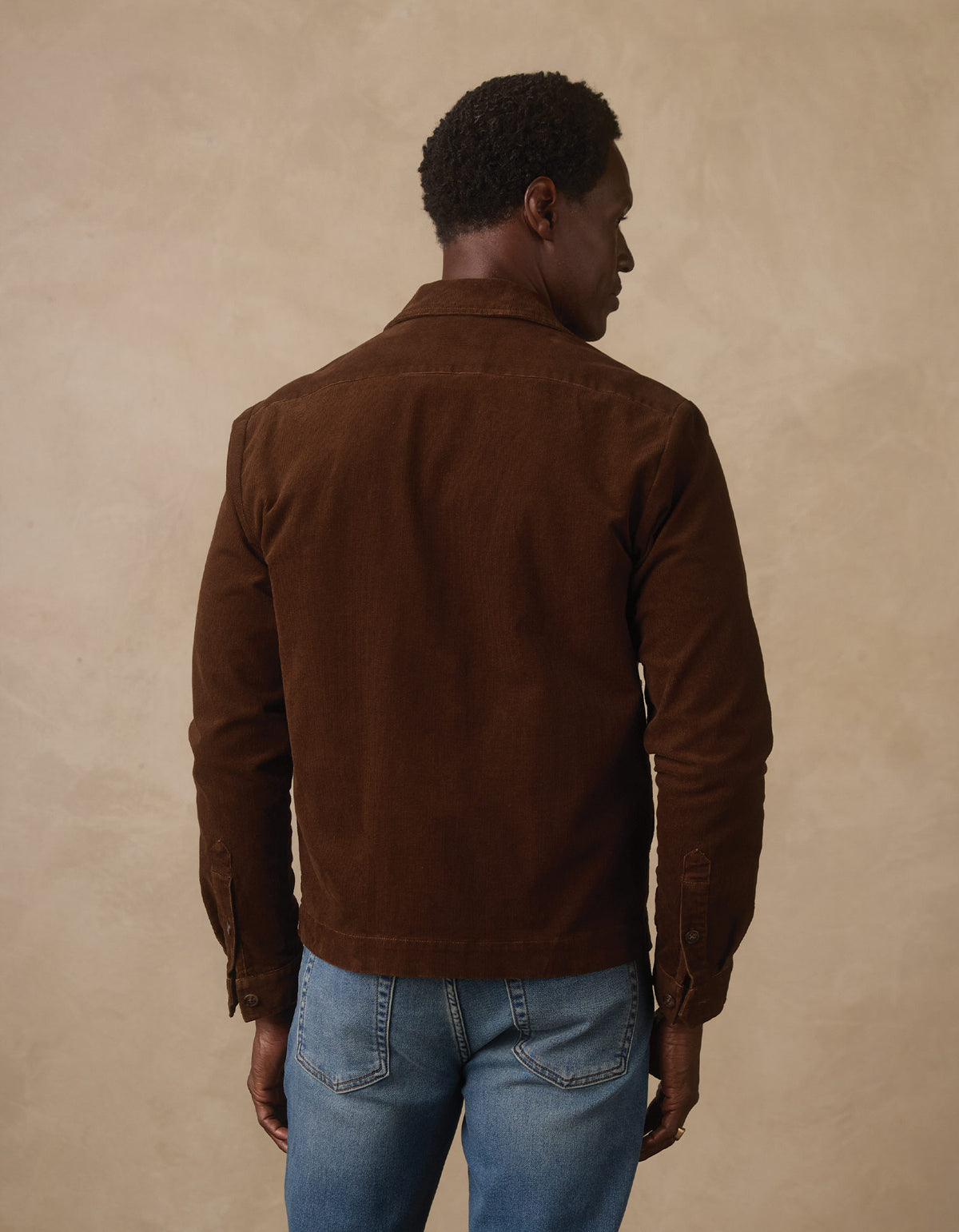 Micro Comfort Cord Jacket in Cedar