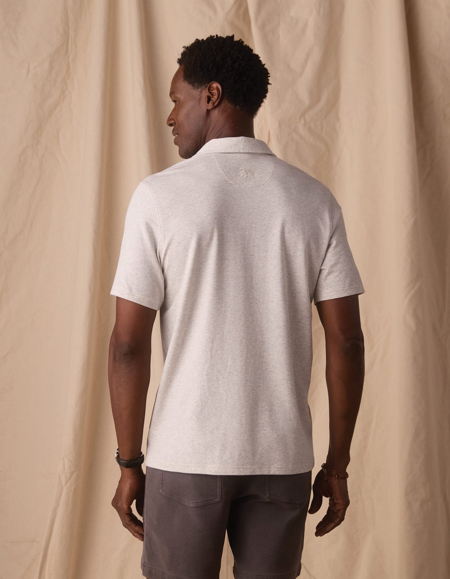 Active Puremeso Weekend Button Down in Stone