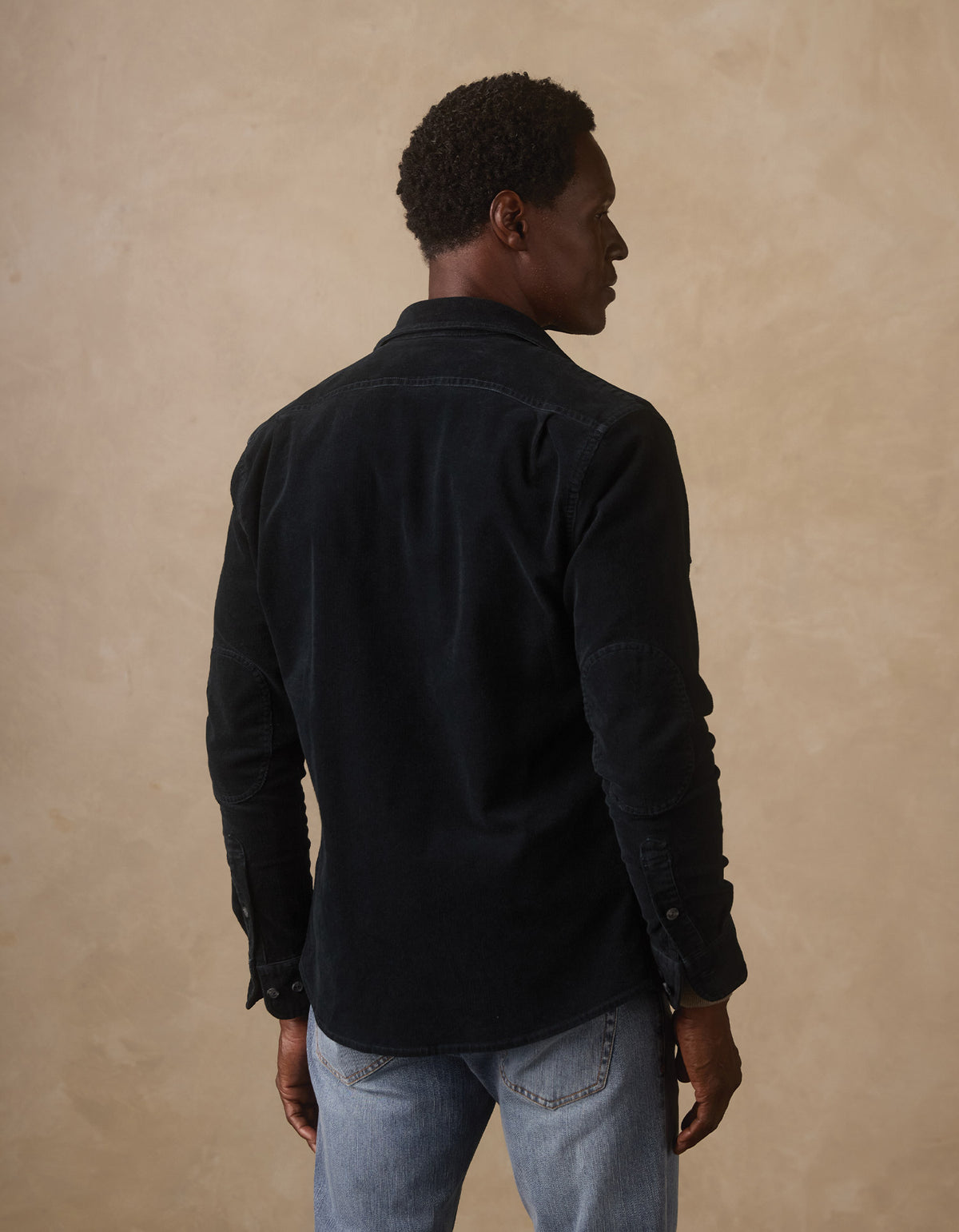 Micro Comfort Cord Overshirt in Dark Teal