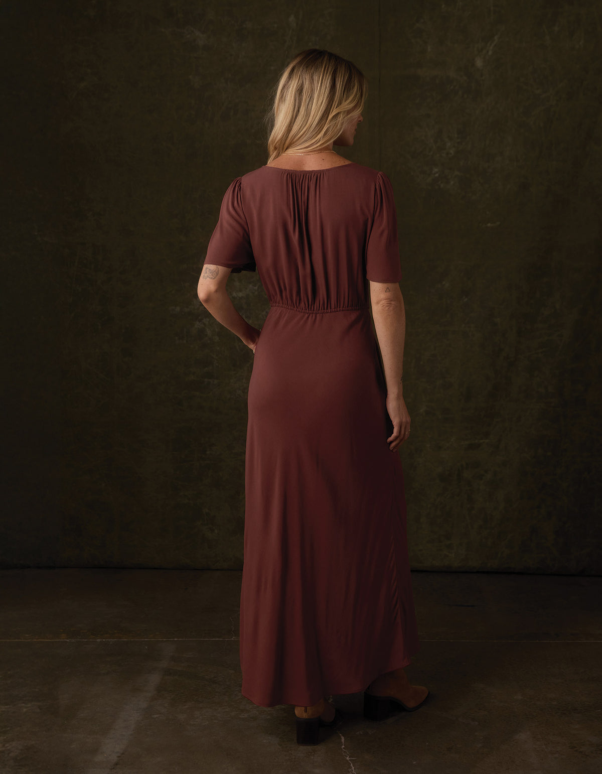 Sawyer Maxi Dress in Cocoa