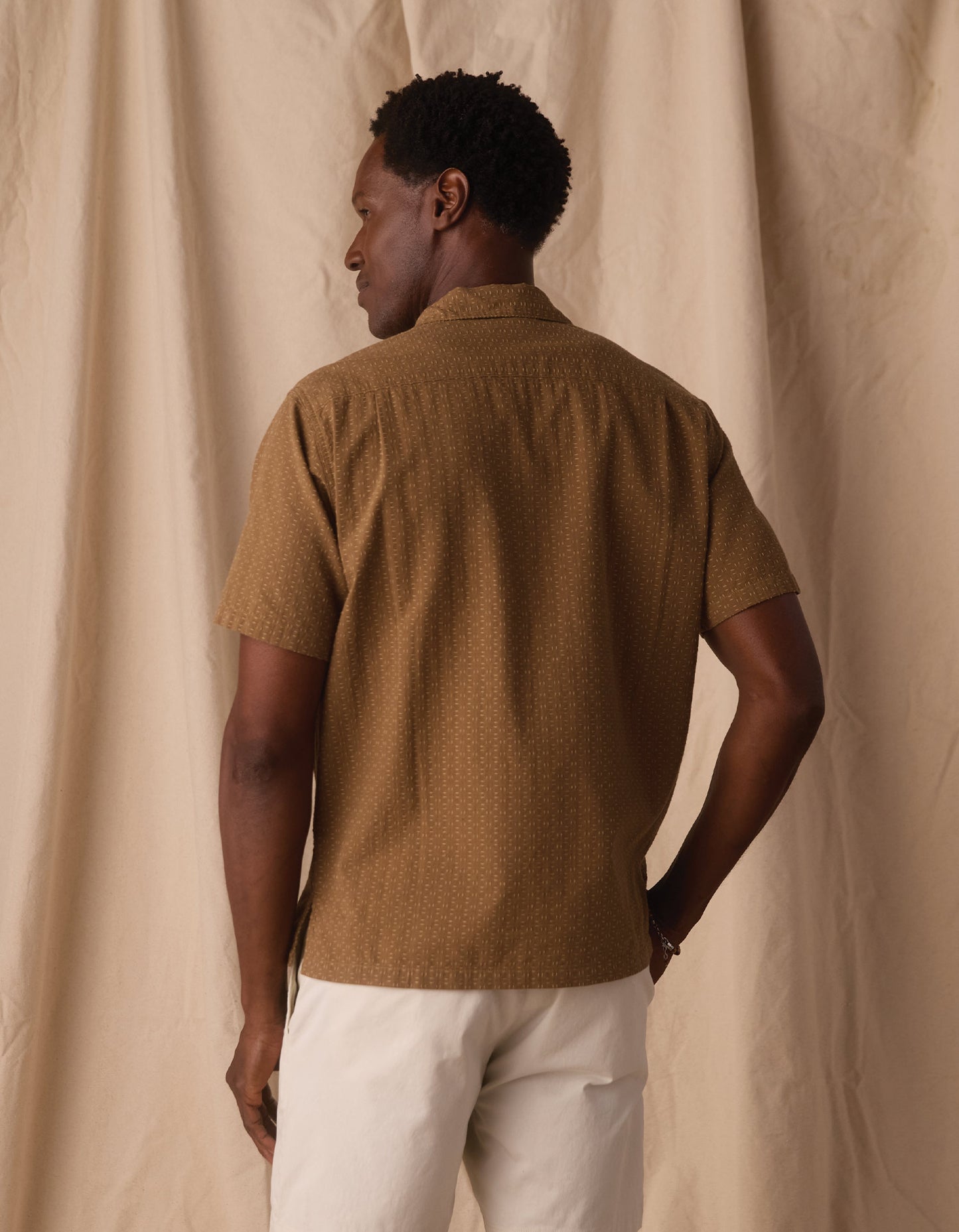 Freshwater Resort Shirt in Dark Khaki
