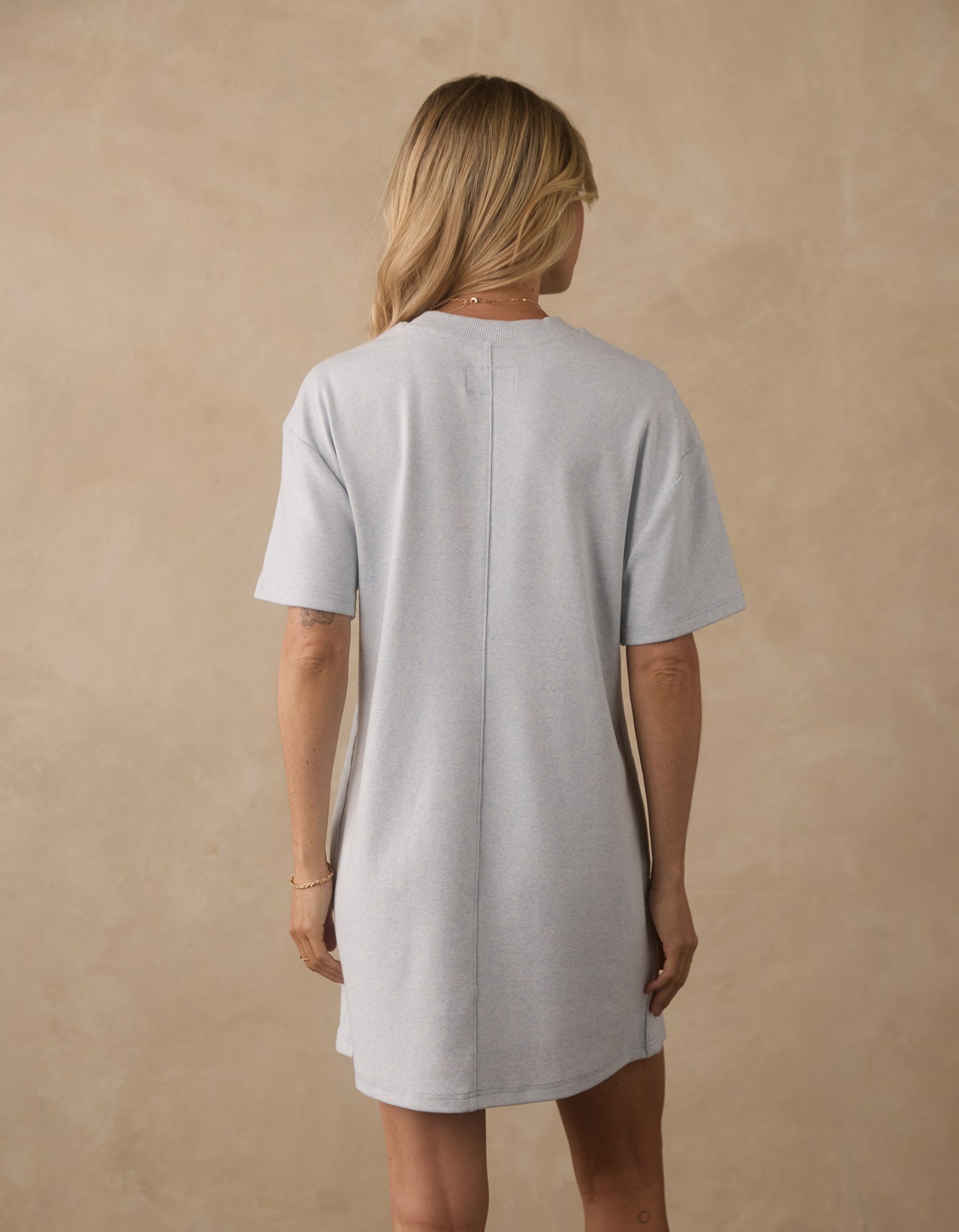 Puremeso Short Sleeve Weekender Dress in Dawn Blue