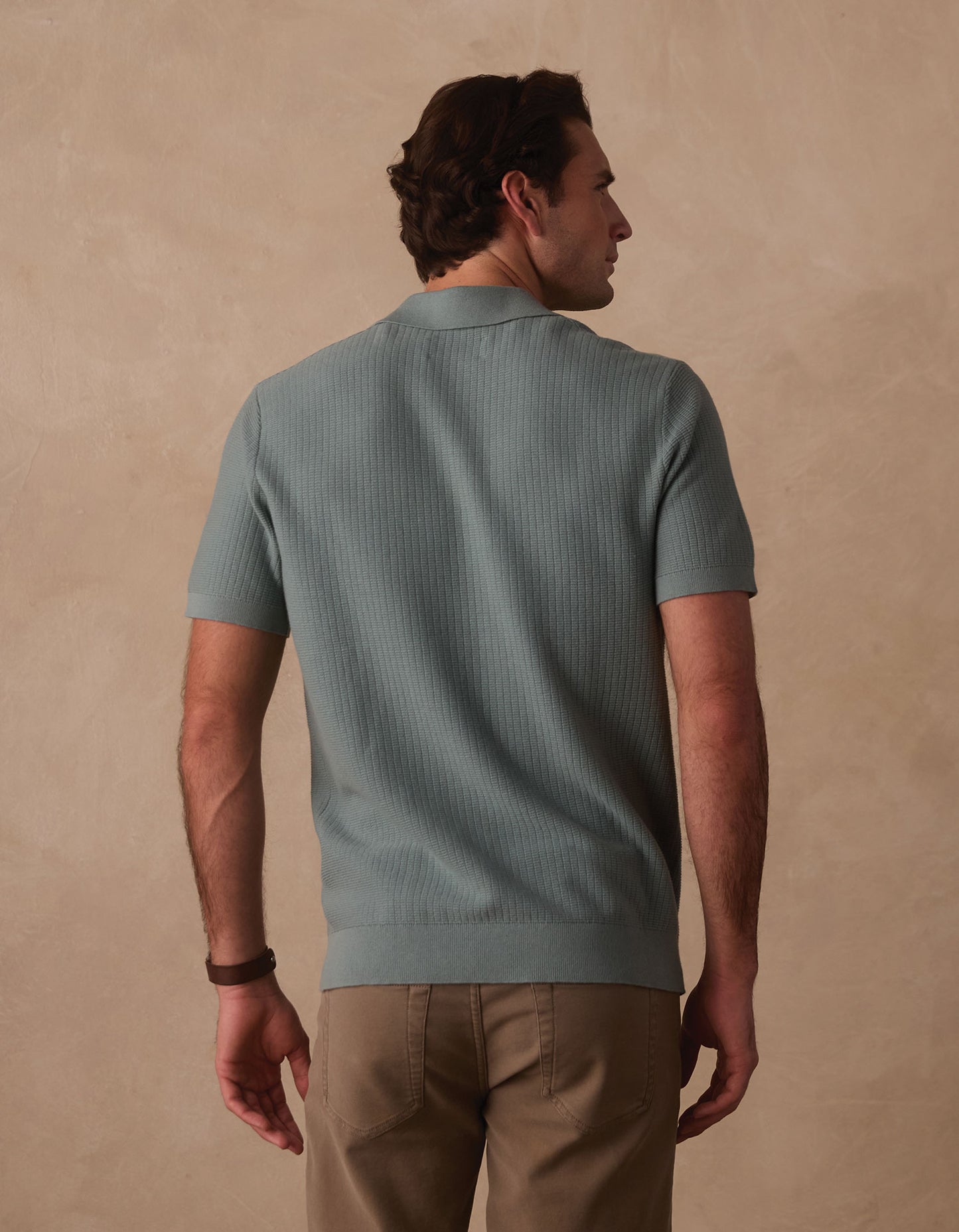 Breezeknit Polo in Juniper