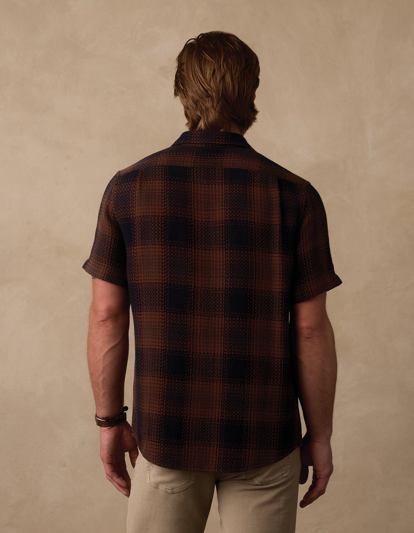 Freshwater Short Sleeve Button Up Shirt in Winslow Plaid