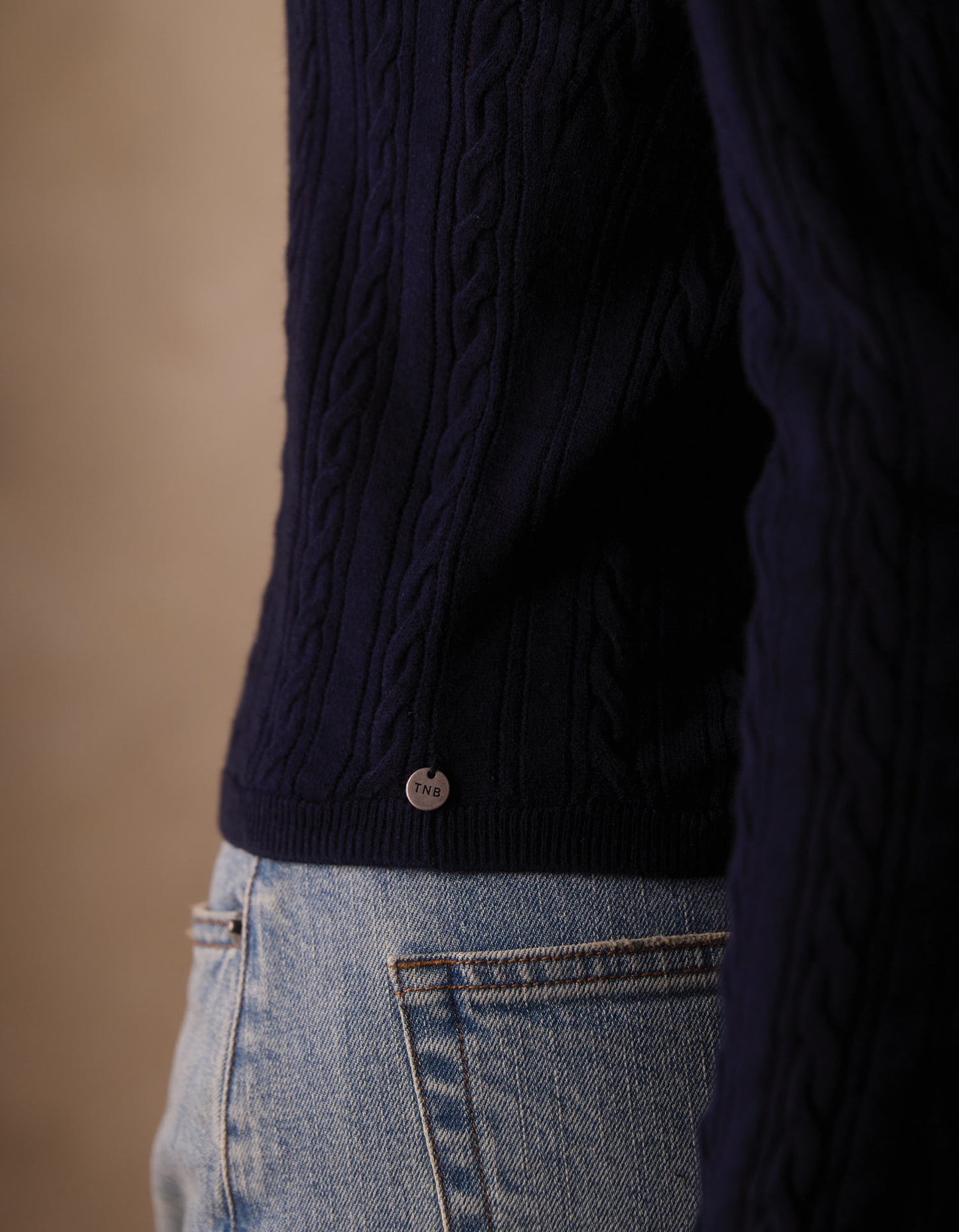Ravello Fine Gauge Cardigan in Navy