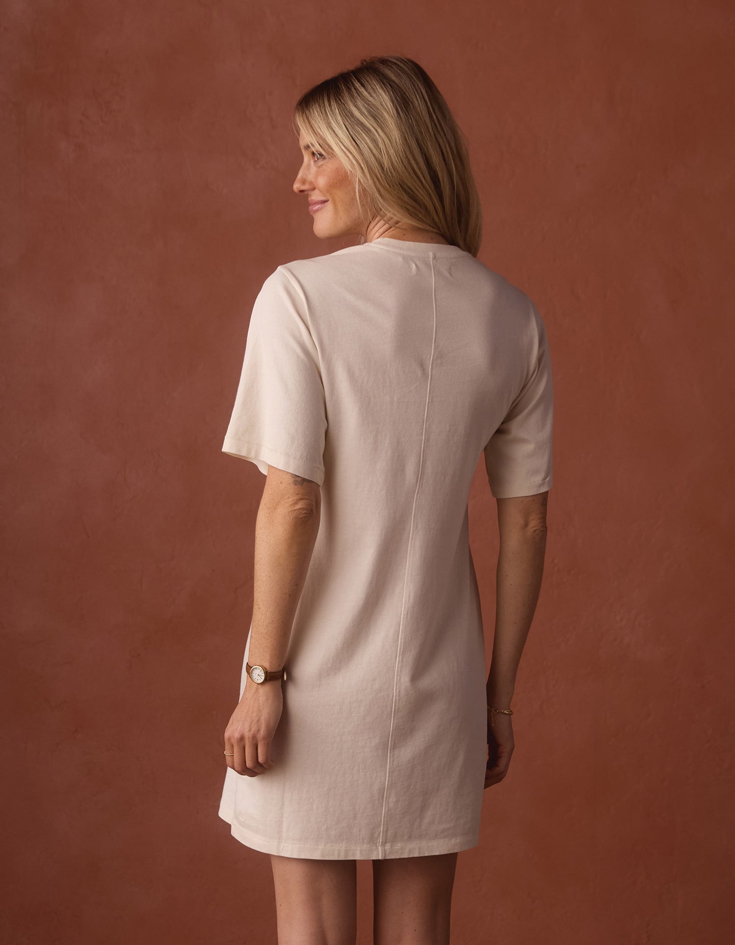Normal Jersey T-Shirt Dress in Canvas