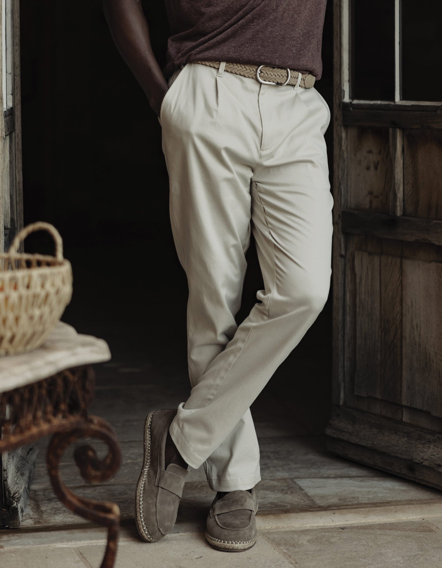 Comfortech Twill Pant in Stone – The Normal Brand