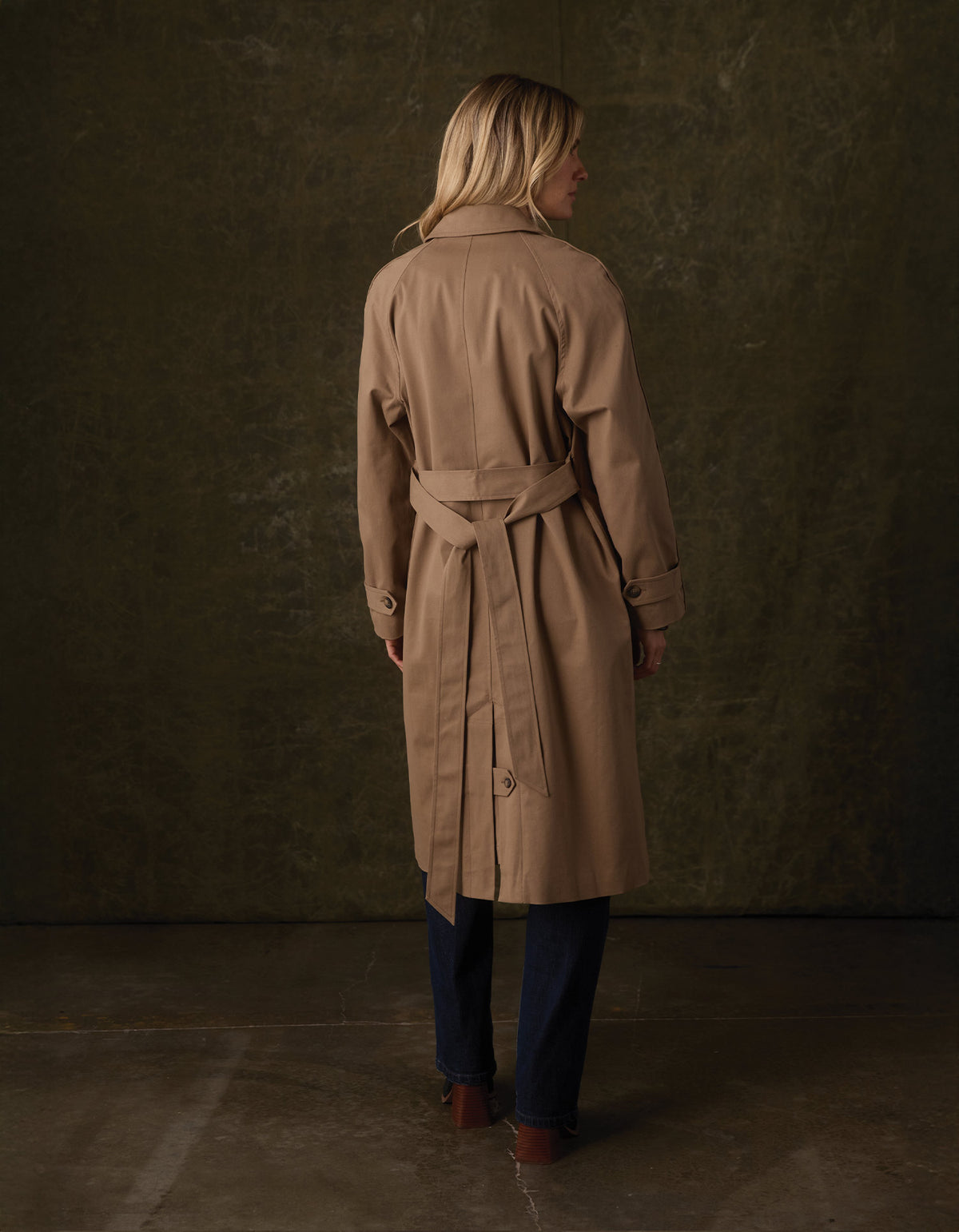 Normal Stretch Car Coat in Dark Khaki