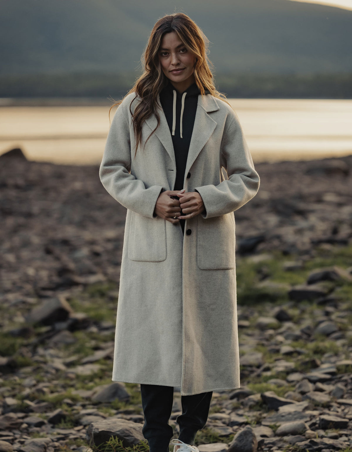 Duster Coat in Oat