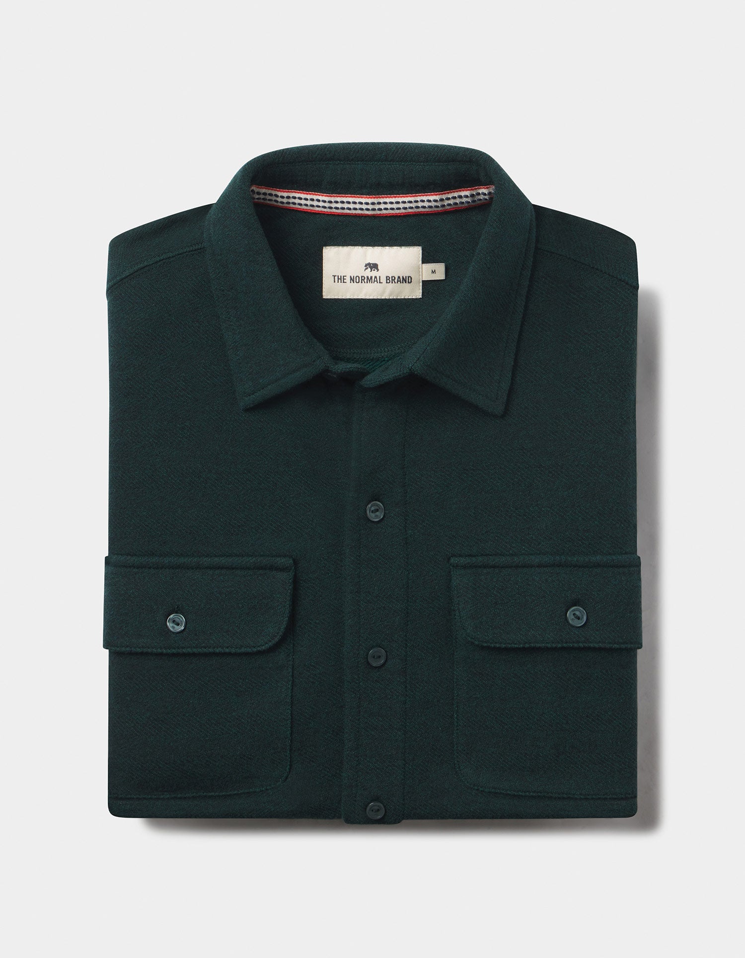 The Normal Brand | Textured Knit Shirt | Green