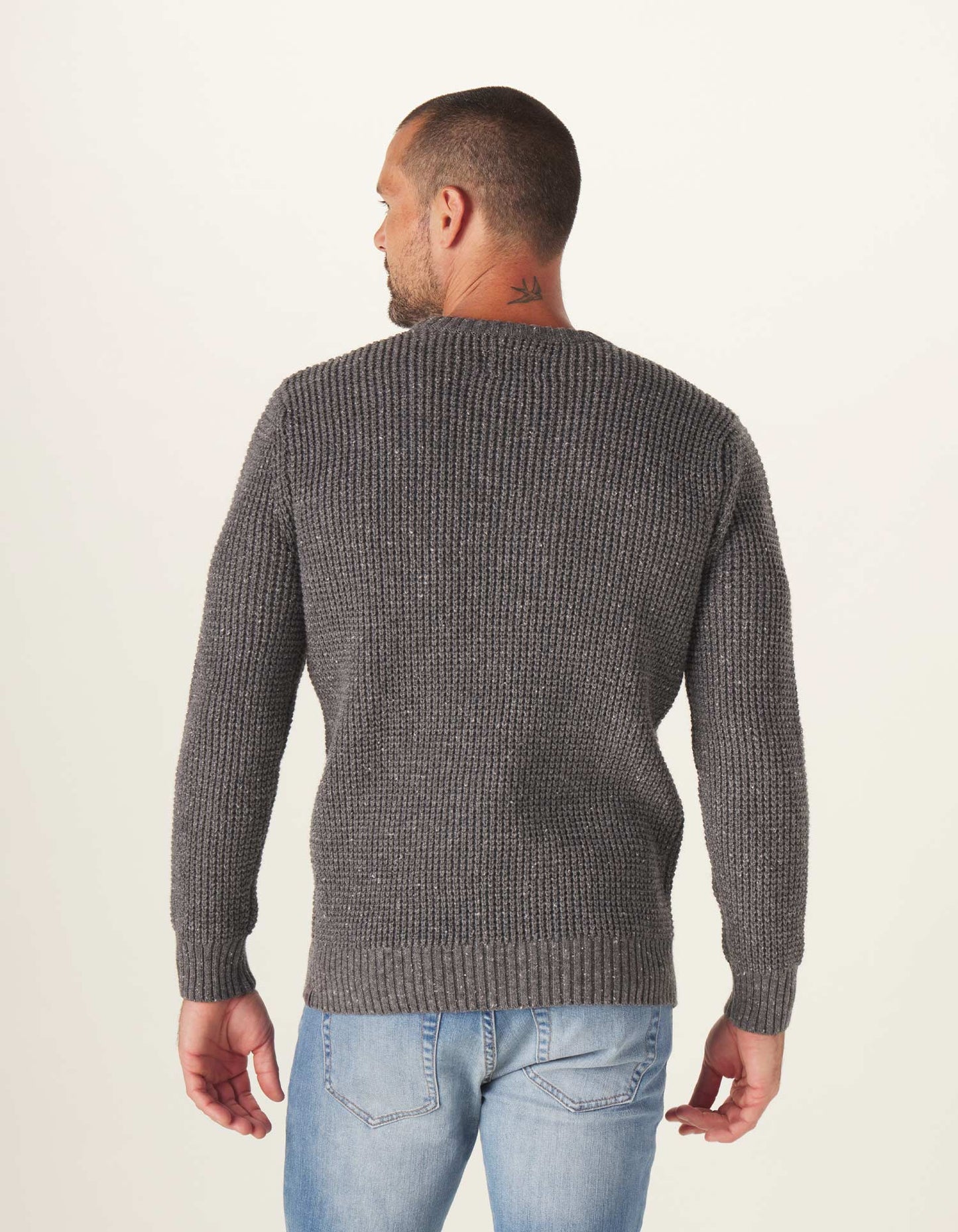 Seawool Nep Crew in Grey