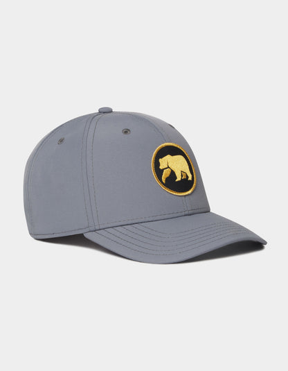 Circle Patch Performance Cap in Grey