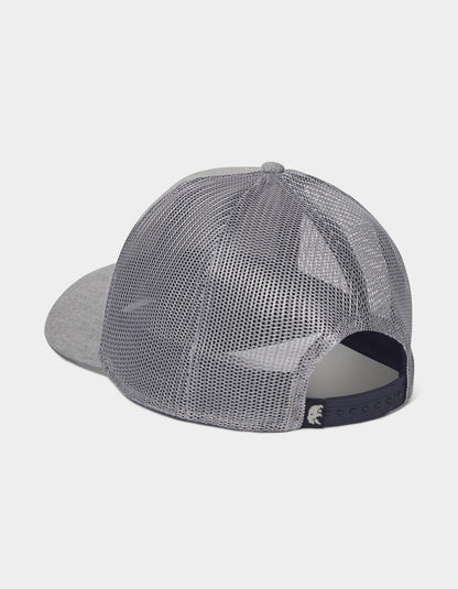Leather Patch Dano Hat in Grey