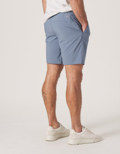 Hybrid Short in Mineral Blue