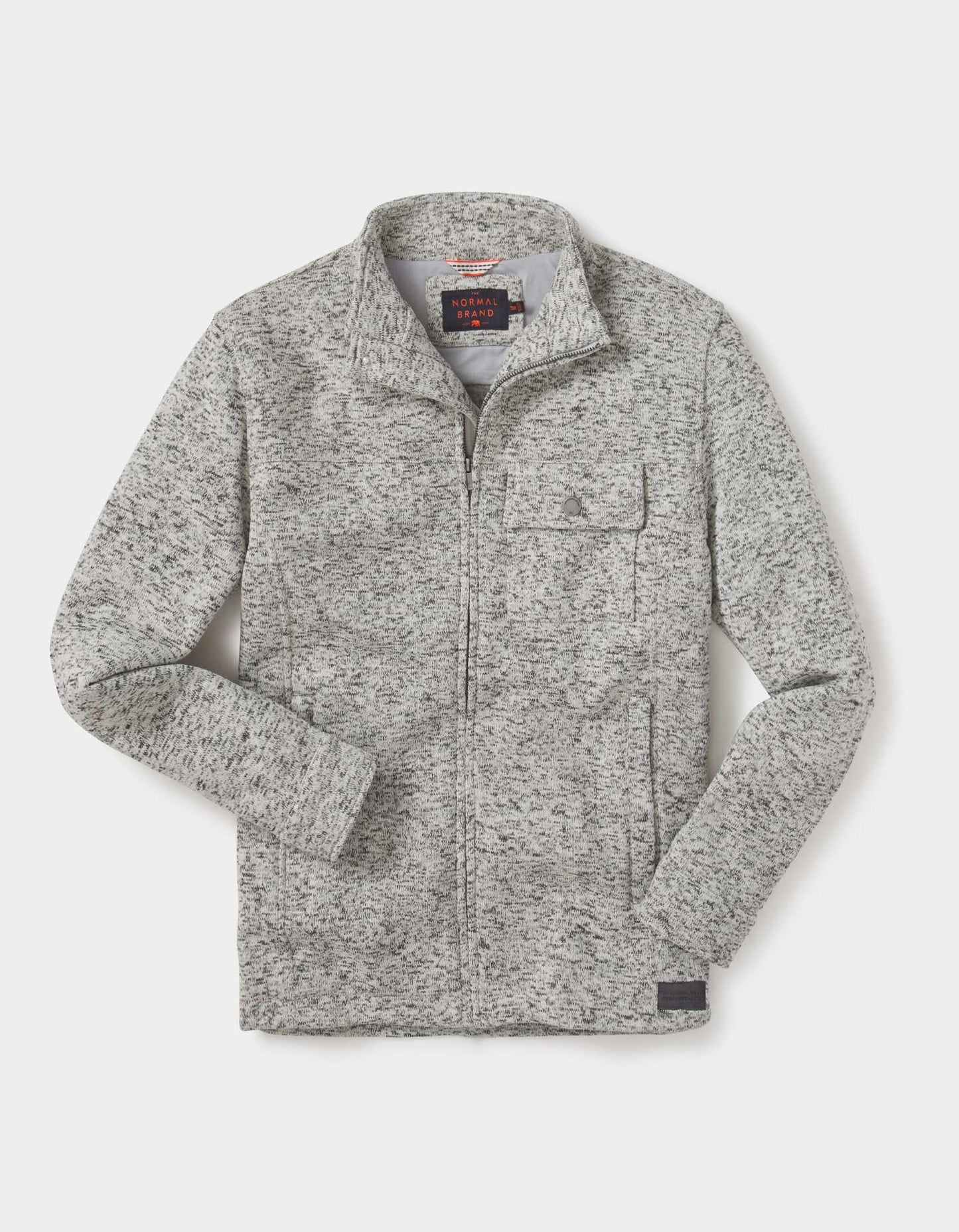 Lincoln Fleece Jacket in Grey