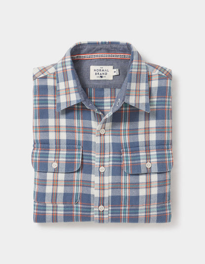 Mountain Overshirt in Mineral Blue