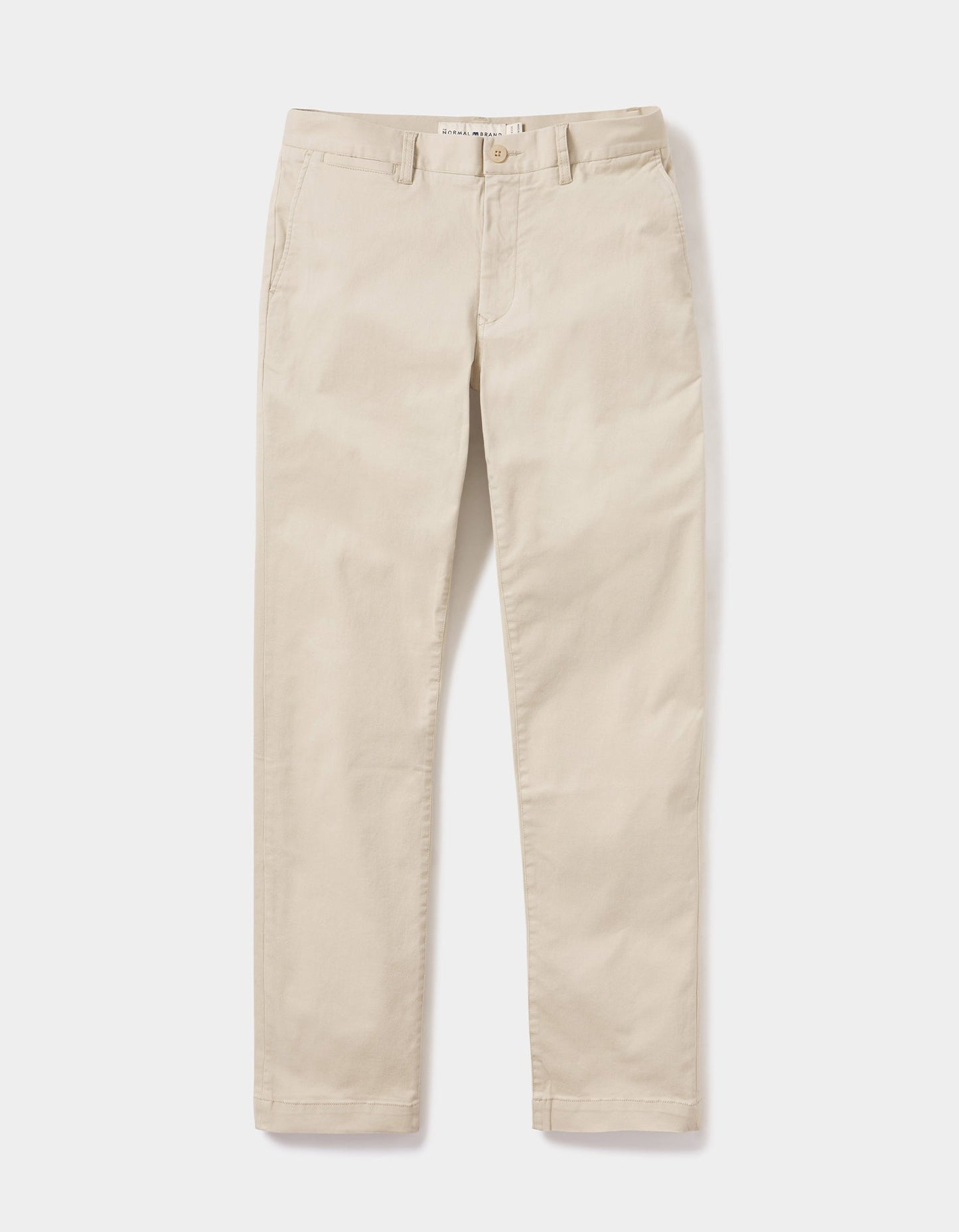 Normal Stretch Chino in Stone Chino