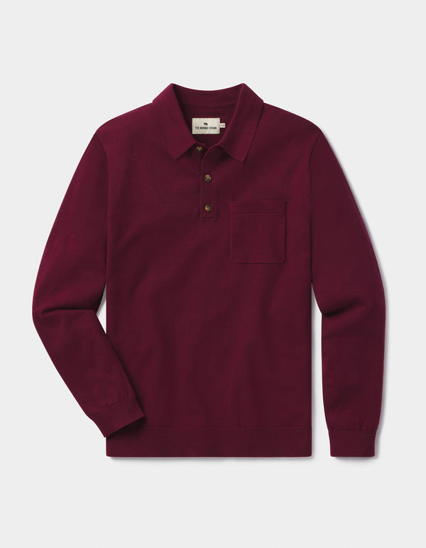 Robles Knit Long Sleeve Polo - The Normal Brand