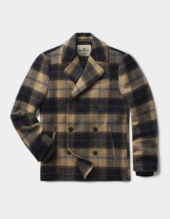 ジャケット・アウター YOKE PLAID JACQUARD DOUBLE BREASTED YOKE PLAID JACQUARD DOUBLE BREASTED PLAID JACQUARD DOUBLE BREASTED