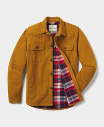 Brightside Flannel Lined Workwear Jacket: Gold